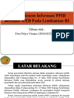 Analisis Sistem Informasi PPID Berbasis WEB Pada Lemhannas