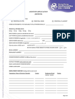 HK Sinfonietta - Audition Application Form Munich QF