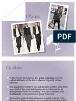 History of Pants