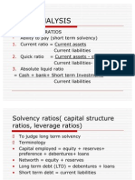 Ratio Analysis