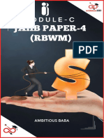 JAIIB Paper 4 RBWM Module C Support Services Marketing of Banking Services Products PDF