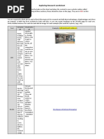Exploring Research Worksheet