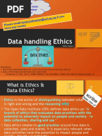 2022-03-31 #5 Data Handling Ethics