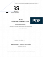 JCG221S11 JCSS Guide To Uncertainty Estimate (Standard Solution) 1/11