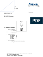 1 Rapport de SST