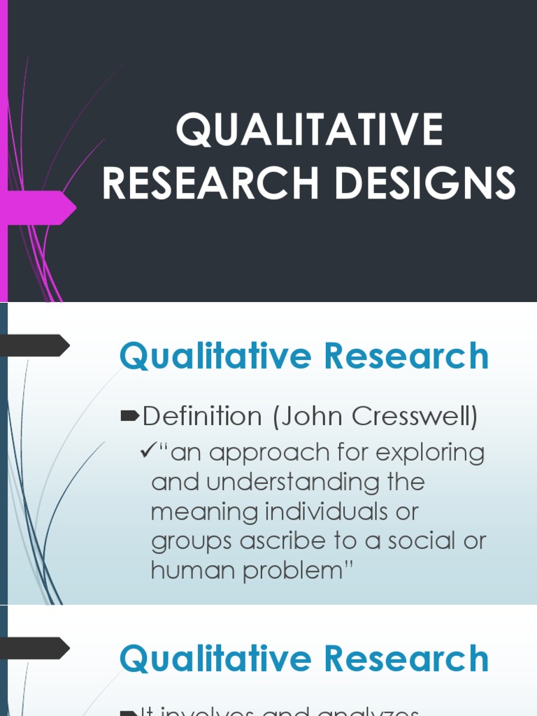 Qualitative Research Designs PDF Qualitative Research Ethnography