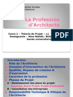 Cours 02 - La Profession D'architecte