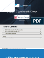 SAP Smartshift Custom Code Health Check - Sempra 3.22.16