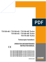 Operator Manual Case TX140