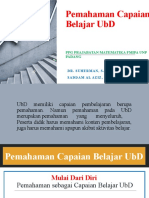 Pemahaman Capaian Belajar UbD