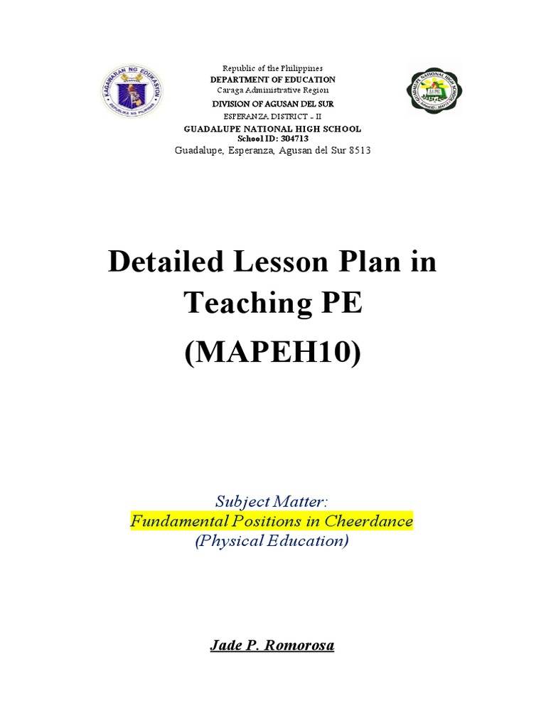 10 Cheerdance Final Pdf Physical Education Cheerleading