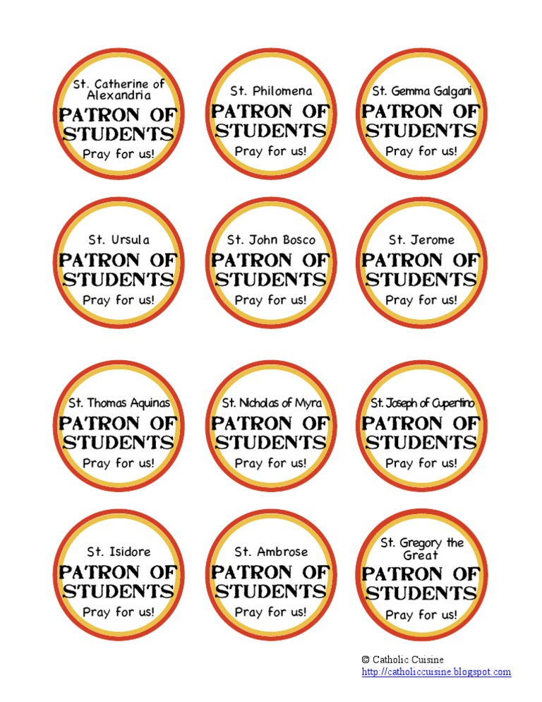 Patron Saint of Students