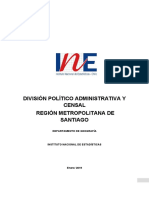 División Político-Administrativa y Censal de Santiago