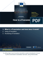 How To E-Translate