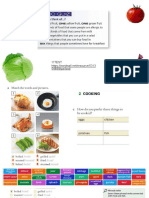 Lesson 1 Food Vocabulary