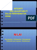 Integriti Dan Akauntabiliti Dalam Perkhidmatan Awam