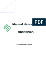 Manual de Usuario Sigespro