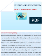 Hospital Waste Management (OMD552