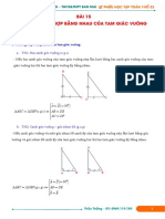 PHT6-HH7-Số 23-Trường hợp bằng nhau của tam giác vuông