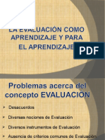 La Evaluación Como Aprendizaje