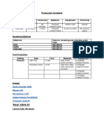 Podcast Production Schedule