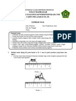 Soal UM MTs - IPA