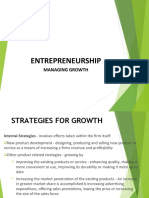 Managing Growth: Internal Strategies for Sustainable Expansion