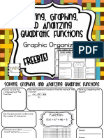 Solving, Graphing, and Analyzing Quadratic Functions: Graphic Organizer!