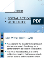 Socl-A 201 Sociological Theories Max Weber