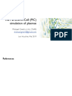 Grech The Particle-In-Cell (PIC) Simulation of Plasmas 2019 PDF