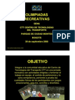 Olimpiadas Recreativas CTT