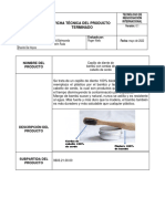 Ficha Técnica Del Cepillo de Diente