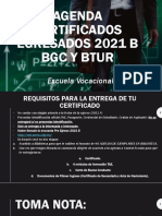 Agenda Certificados Egresados 2021 B BGC vOCACIONAL SEGUNDA AGENDA PDF
