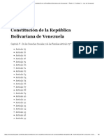 Justia Venezuela - Constitución de La República Bolivariana de Venezuela - Título III - Capítulo V - Ley de Venezuela