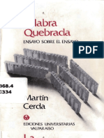 Cerda Martin - La Palabra Quebrada