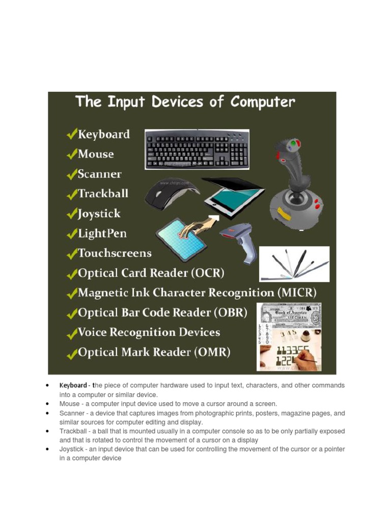 M05 AIS Input Devices PDF PDF