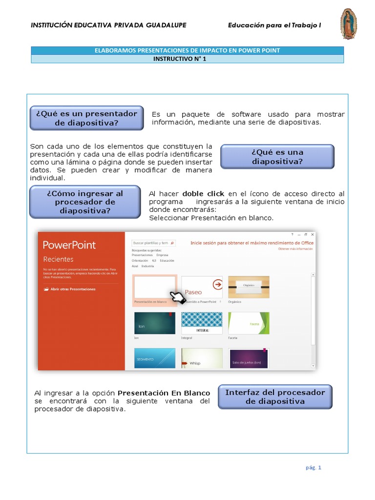 Introduccion A Power Point Instructivo | PDF | Microsoft PowerPoint ...