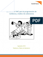 CVA Guidance For Resilience and Livelihoods Programming SPANISH PDF