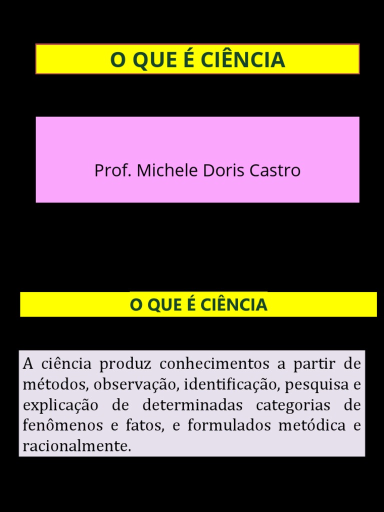 Aula 2 - o Que e Ciencia | PDF