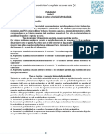 Probabilidad, Unidad 1 Tarea 2 Técnicas de Conteo y Teoría de La Probabilidad, 2023-1