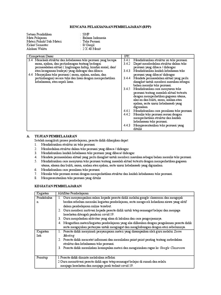 1.4 RPP Adaptif Ok | PDF | Karier & Perkembangan | Seni & Disiplin Bahasa