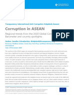 Corruption in ASEAN 2020 - GCB Launch
