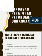 Landasan Peraturan Perundang-Undangan