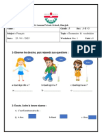 Fiche de Travail 2 Trimestre N1