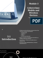 Module-3: Cybercrime: Mobile and Wireless Devices
