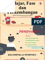 Belajar, Fase Dan Perkembangan - Kelompok 3 - PEMINSES - PSPK2022E