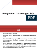 SQL Dasar untuk Pengolahan Data