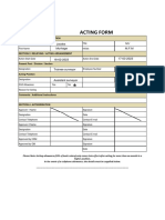 Acting Approval Form 2