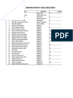 Absensi Rapat OSIS