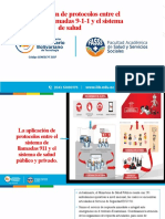 La Aplicación de Protocolos Entre El Sistema de Llamadas 9-1-1 y El Sistema de Salud